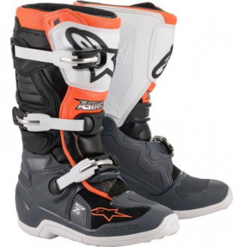 Alpinestars Tech 7S Laste Krossisaapad Hall/Valge..