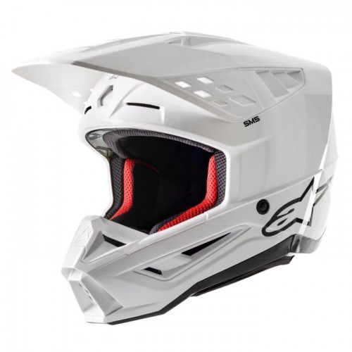 Alpinestars S-M5 helmet Solid White Glossy