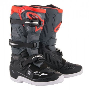 Alpinestars Kids Boots Tech 7S Black/Dark Gray/Re..