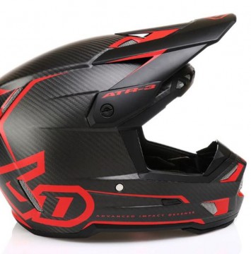 6D ATR-3 Kiiver Nova Matt Red Carbon