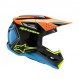 Alpinestars S-M3 Youth helmet Fray Black Orange Yellow Fluo Glossy