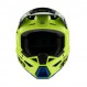 Alpinestars S-M3 Youth helmet Radium Yellow Fluo Black Blue Glossy