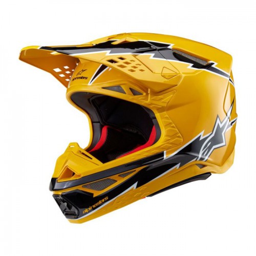 Alpinestars Supertech M10 Ampress Black Yellow Glossy